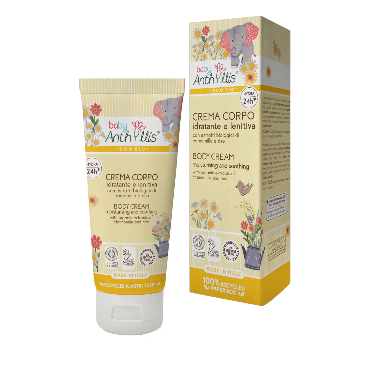 ANTHYLLIS Baby – Crema Corpo Idratante e Lenitiva