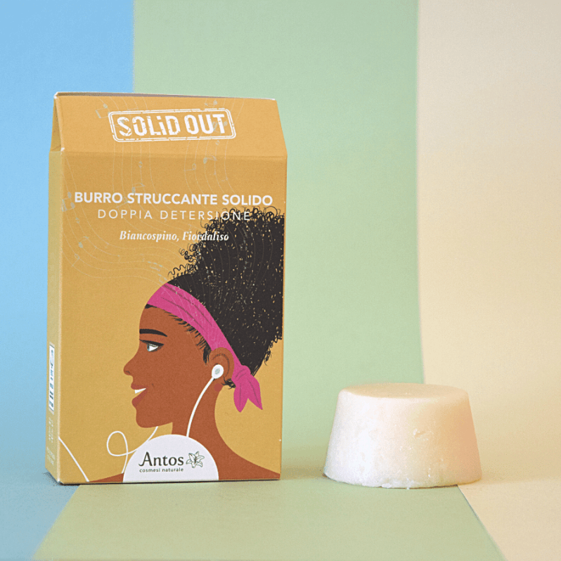 ANTOS Solid Out – Burro Struccante Solido Doppia Detersione