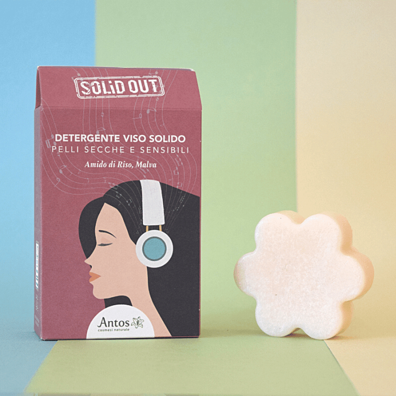 ANTOS Solid Out – Detergente Viso Solido Pelli Secche e Sensibili