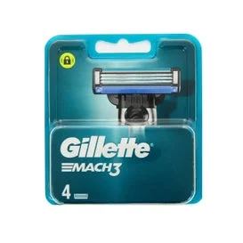 Gillette Mach 3 Lama di Rasoio 4 Unità