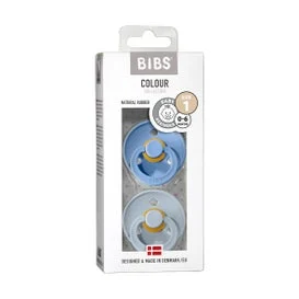 Bibs Pack Chupetes Blu Bambino & Azzurro 0-6m T1 2 Unità