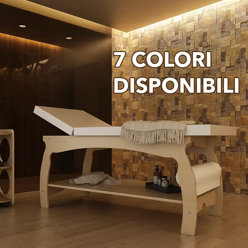 Lettino per massaggi Aurora Professionale in Legno Multistrato di Betulla