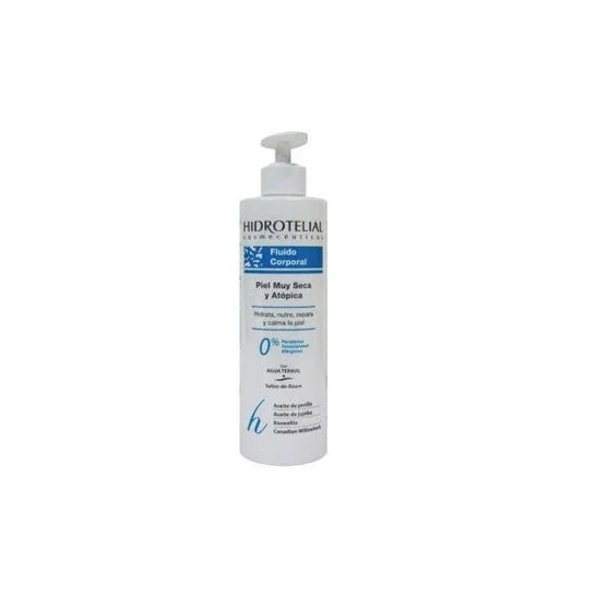 Fluido corporeo idrorepellente per pelli molto secche e atopiche 500ml