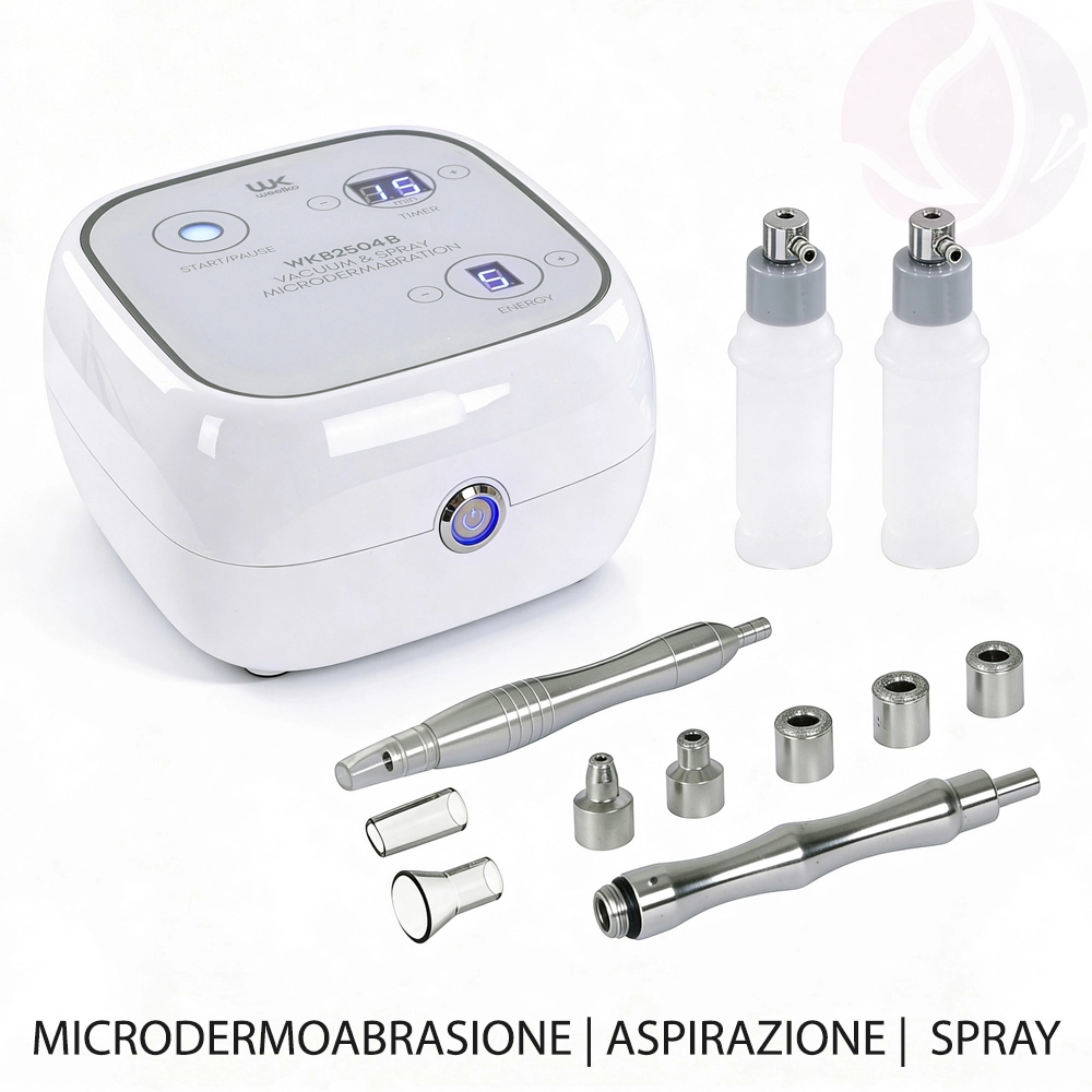 Apparecchiatura 3 in 1 Microdermoabrasione, Aspirazione e Spray Weelko WKB2504B