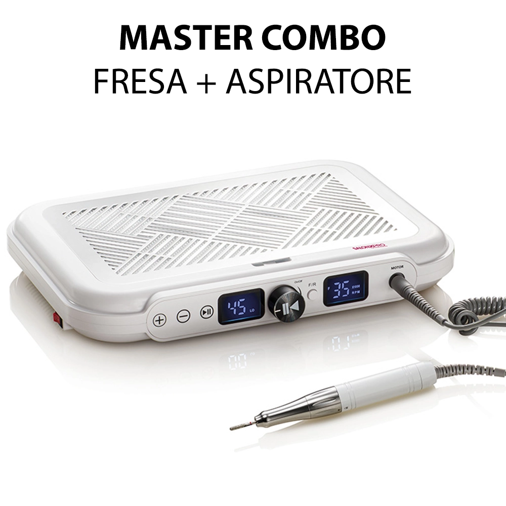 Aspiratore da Tavolo con Fresa Unghie MASTER COMBO XaniPro per Estetista