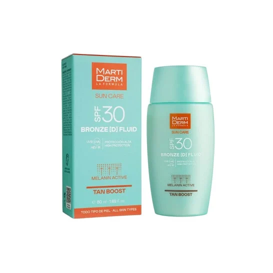 Martiderm Sun Care Bronze D Fluid Tan Boost Spf 30 50ml