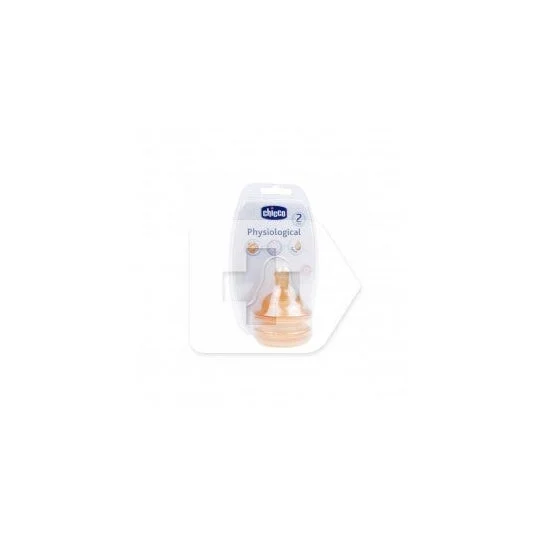 Chicco ™ capezzolo in gomma fisiologica flusso veloce 2 pezzi