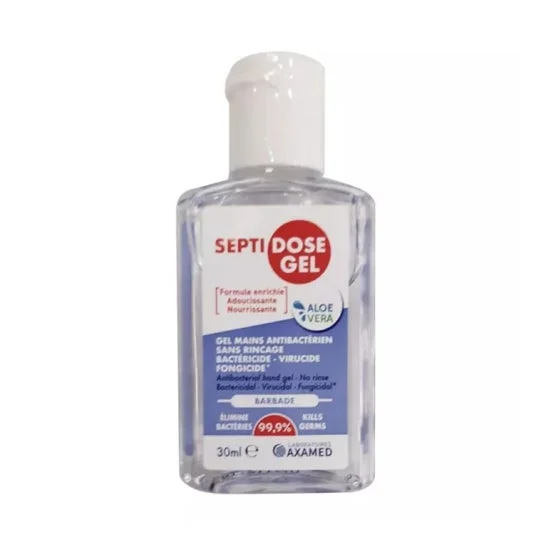 Septidose Gel Idroalcolico Antibatterico Aloe Barbados 30ml