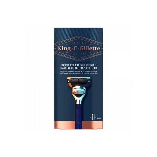 Gillette King Shave & Edging Razor 1 Unità