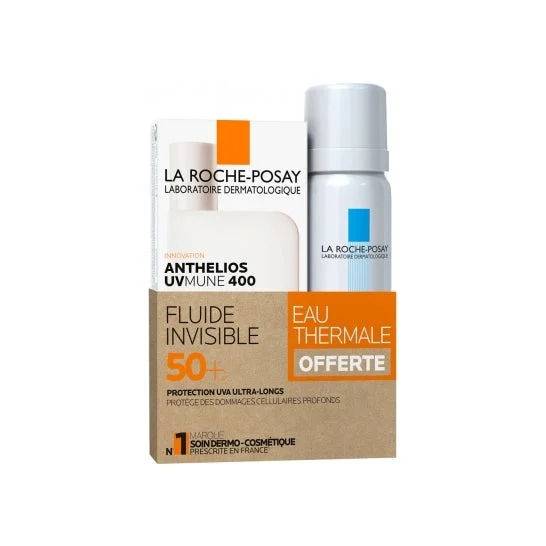 La Roche Posay Anthelios Spf50 Fluido invisibile con fragranza 50Ml e acqua termale 50Ml