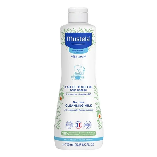 Mustela Latte detergente senza risciacquo 750ml