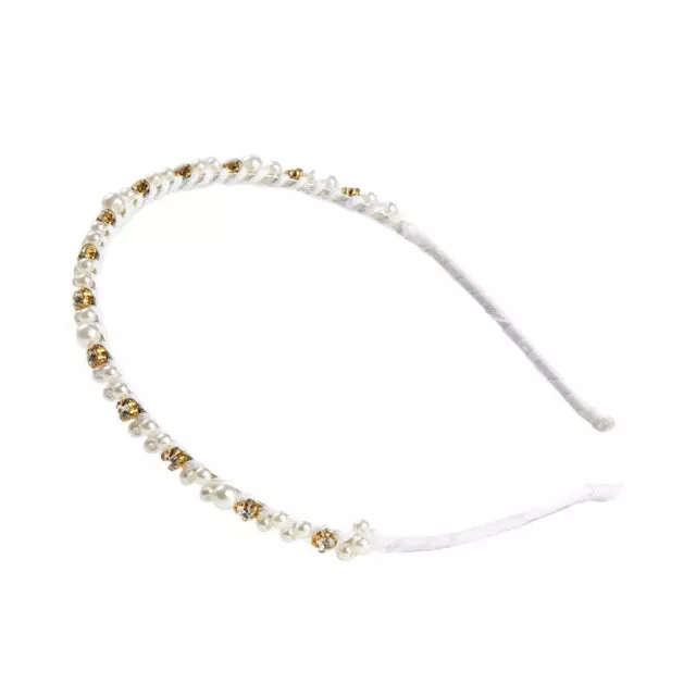 Inca Diadema Metallo Con Perline 1 U