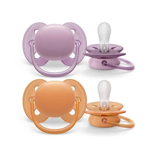 Philips Avent Chupete Ultra Soft 6-18m Rosa 2uds