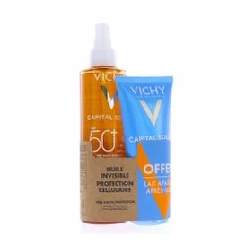 Vichy Capital Soleil Set Aceite Spf50 200ml + Loción Calmante 100ml