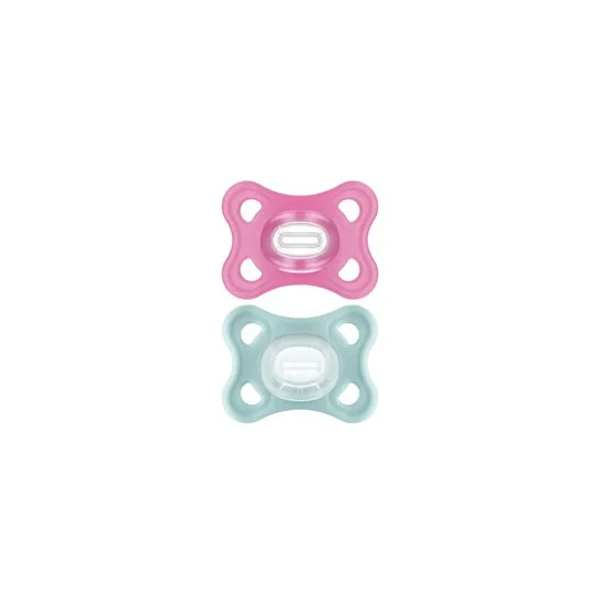 Mam Comfort Chupete Silicona 3-12 Meses Rosa/Verde 2 uds