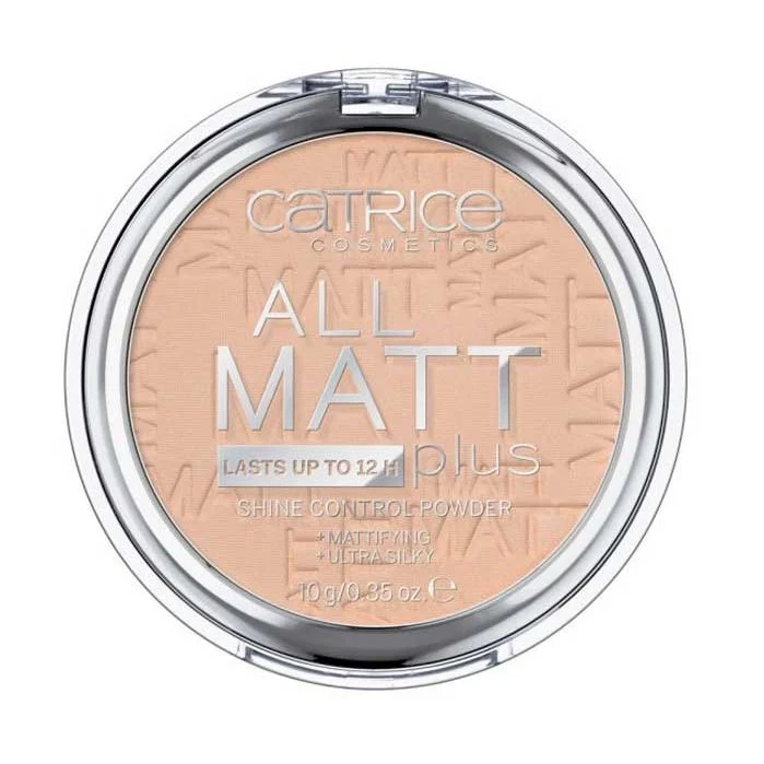 CATRICE COSMETICS All Matt Plus Shine Control – Cipria Viso Opacizzante 025 Sand Beige