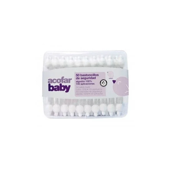 Acofarbaby tamponi di sicurezza 50 pz