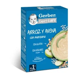 Gerber Expert Care Arroz y Avena con Manzana 250g