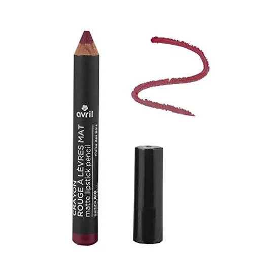 Avril Crayon Lèvres Mat Bio Fraise Des Bois Nro 789 1ut