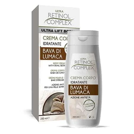 RETINOL COMPLEX CREMA CORPO IDRATANTE ALLA BAVA DI LUMACA ANTIETA’ 250 ml