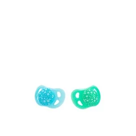 Succhietti Twistshake Blu Verde 0-6 Mesi 2 pezzi