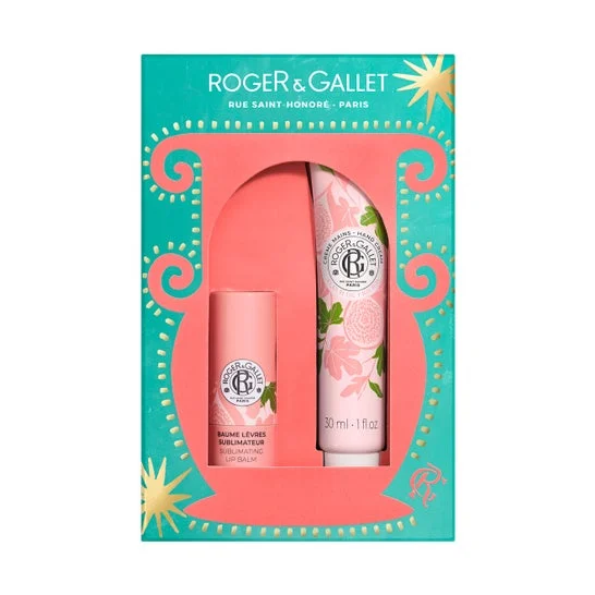 Roger & Gallet Fleur de Figuier Set Bálsamo Labial + Crema Manos