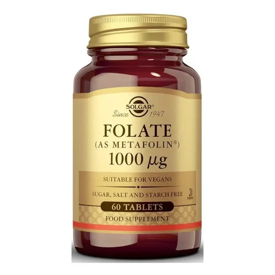 Solgar Folato como Metafolin 1000mcg 60comp