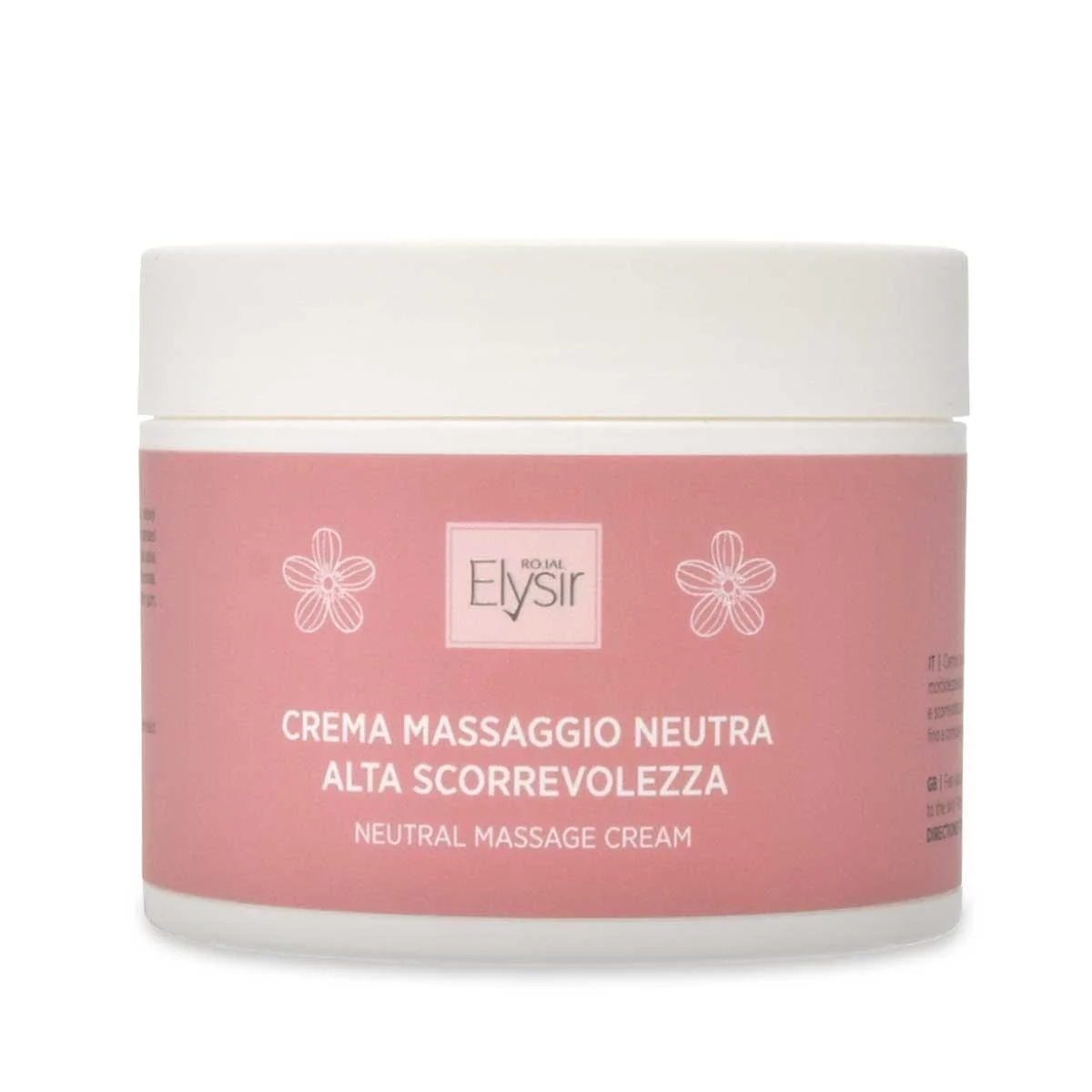 Crema massaggio neutra alta scorrevolezza Roial Elysir 500 ml