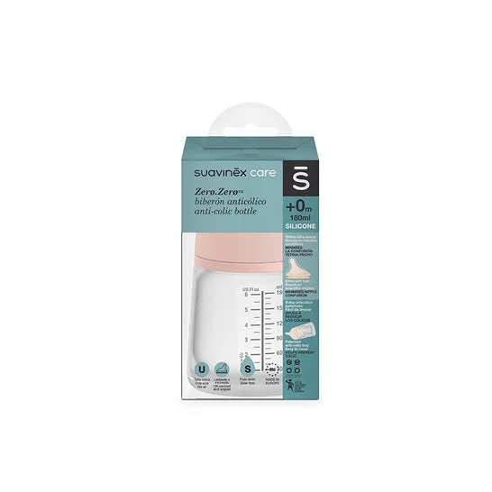 Suavinex Biberon Zero Colico a flusso lento T-s 180ml