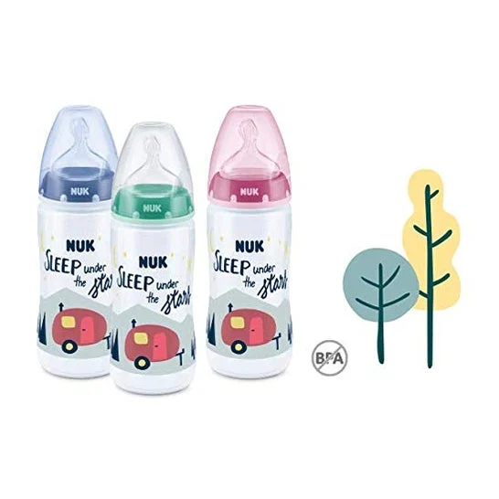 Nuk Biberon Fc+ Silicona Hello Adventure 06 M 300 ml