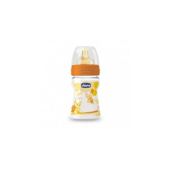 Chicco bottiglia di plastica capezzolo di gomma 150ml 1pz