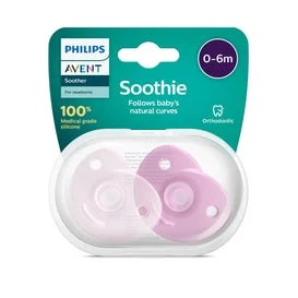 Succhietti Avent Soothie Girls 0-6 mesi 2 pezzi