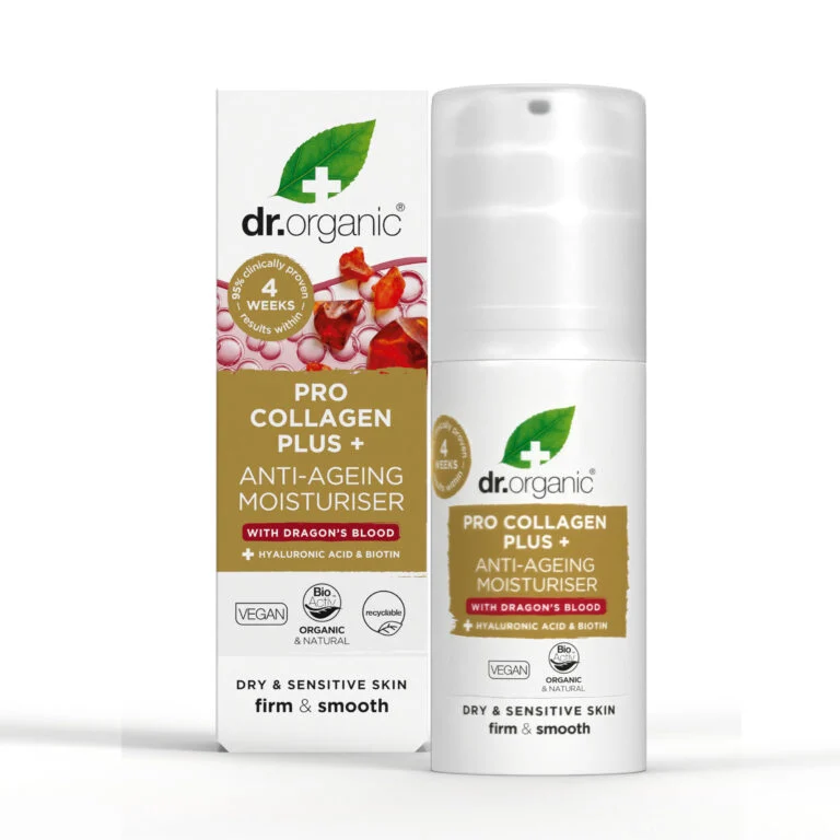 DR ORGANIC Pro Collagen Plus+ – Anti-Ageing Moisturiser with Dragon’s Blood