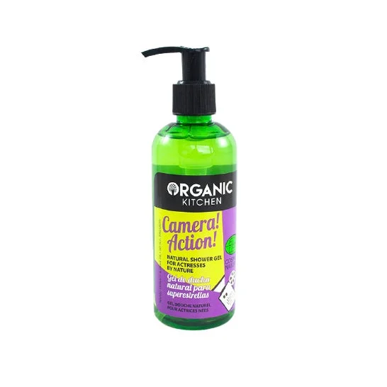 Gel doccia naturale 270ml di azione fotografica della cucina organica