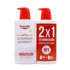 Eucerin Enriched Lotion Duplo 1l+1l