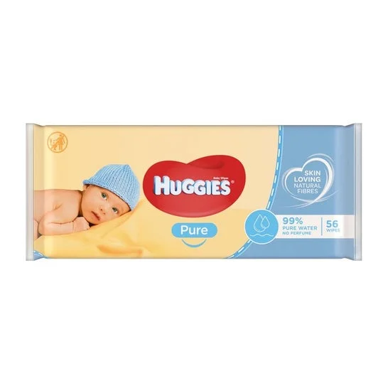 Huggies Nuove salviette Pura scatola di 56