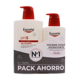 Eucerin Family Pack Gel Ph5 1L + 400ml