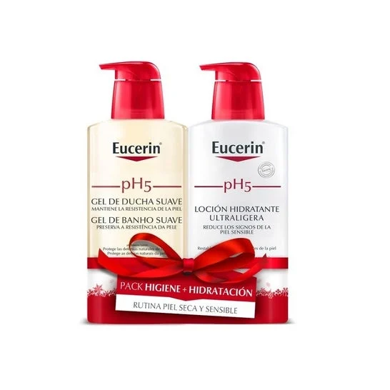 Eucerin® Lotion 400ml + Bath Gel 400ml