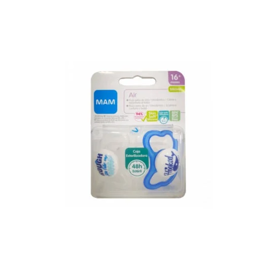 Ciuccio in silicone MAM Air 16+ A Double Pack
