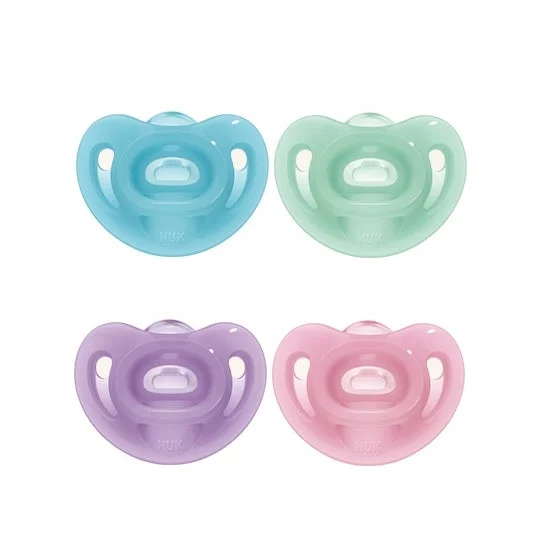 Nuk Sensitive Silicone Soother 0 - 6M 2 pezzi