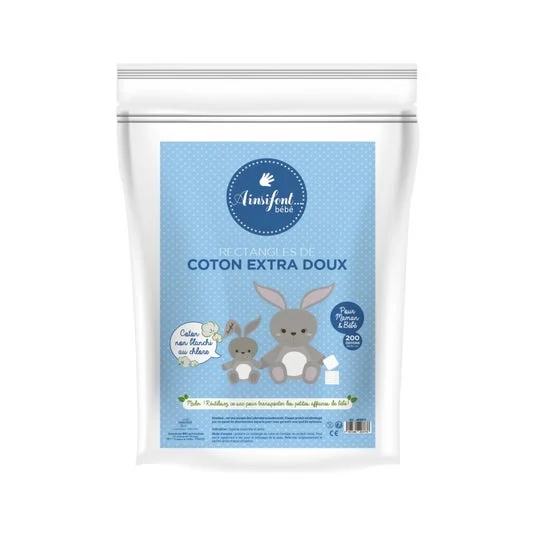 Ainsifont Rectángulo di Cotone Extra Morbido 200ml