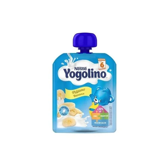 Yogolino Banana +6m Borsa Latte Pronto per Uso 2x100g