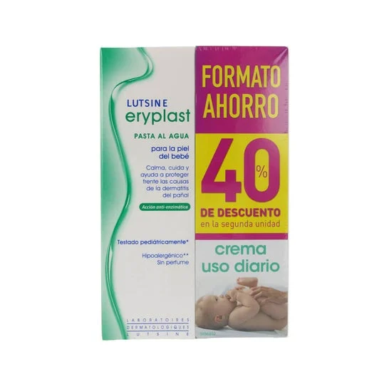 Eryplast Crema per pannolini per bambini a base d'acqua 2 x 125ml
