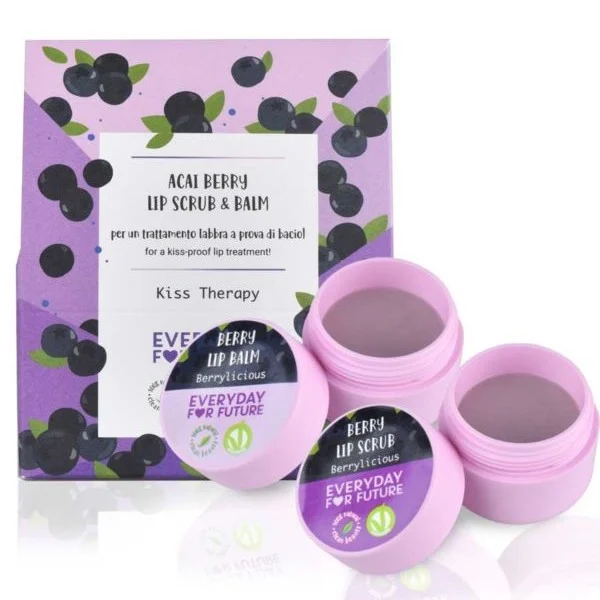 EVERYDAY FOR FUTURE Berrylicious – Kiss Therapy Lip Scrub & Balm