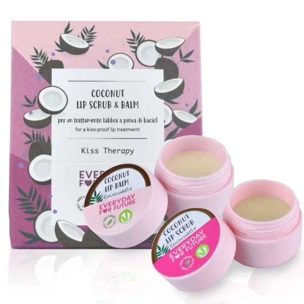 EVERYDAY FOR FUTURE Cococuddle – Kiss Therapy Lip Scrub & Balm