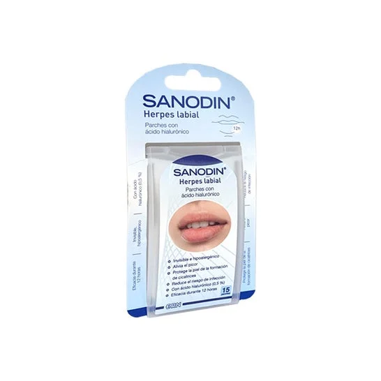 Sanodin Rossetto per Herpes con Acido Ialuronico 15 Unità
