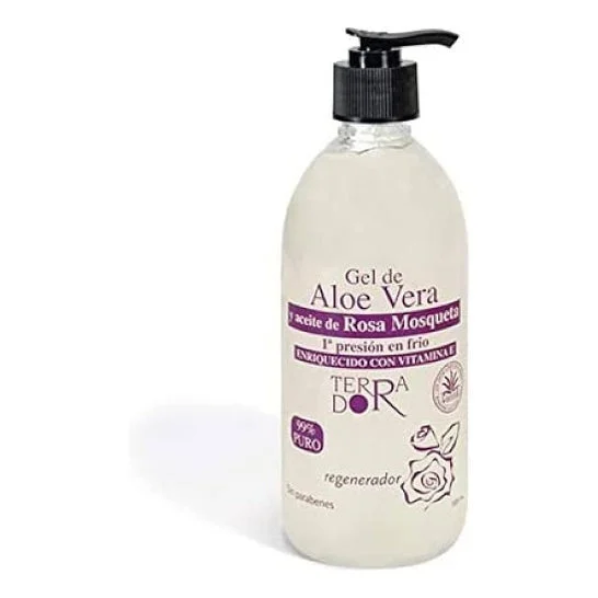 Gel e rosa canina all'aloe vera di Derbos 500ml