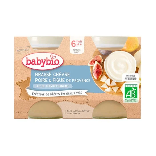 BabyBio Coppa pera e fico 2x130g