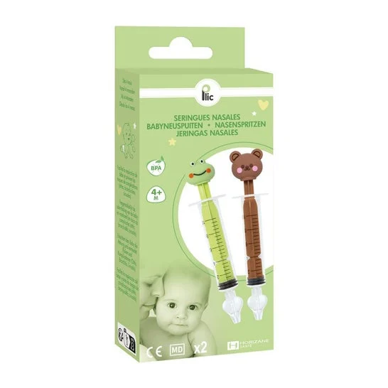 Plic Jeringa Nasal Oso + Rana 2uds