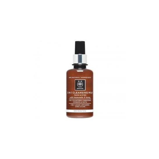 Crema detergente Apivita 3 In 1 Face & Eyes con camomilla e mie